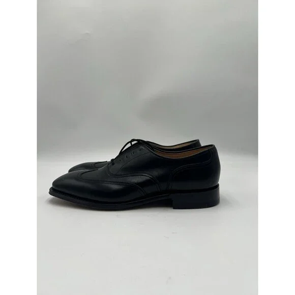 Church's black calf leather Wingtip oxford brogues Size 5.5UK